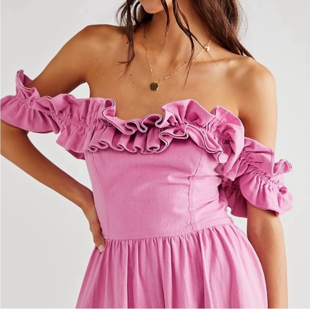 Free People‎ Ruffle It Up Midi. - Picture 3 of 6
